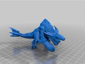 brachydios fixed solids - monster hunter mhw animals 3d print model - Mito3D