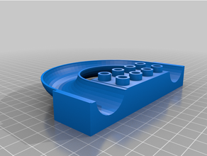 180 degré courbe jouets Jeux duplo Hubelino marbre 3d print model - Mito3D