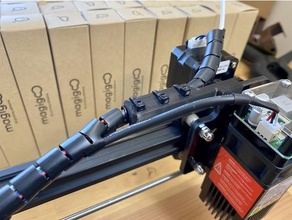 ortur laser maestro 2 carrozza cavo clip 3d stampante parti ii 3d print model - Mito3D