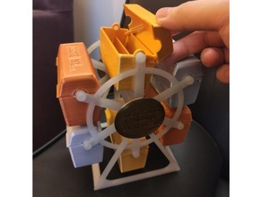 sachet thé ferris roue Ménage décoration gadget titulaire soutien 3d print model - Mito3D