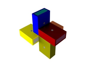 scatola fiammiferi puzzle 3d print model - Mito3D