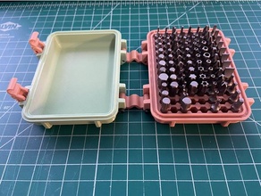 96 bit storage frog box tool holders & boxes frogbox screwdriver 3d print model - Mito3D