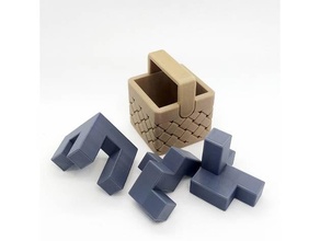subway basket akaki 5 puzzles 3d print model - Mito3D