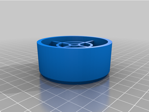 simple jog wheel electronics dial knob potentiometer rotary encoder volume 3d print model - Mito3D