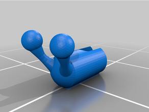 rolling snail toy - head'n'eyes remix mechanical toys 3d print model - Mito3D