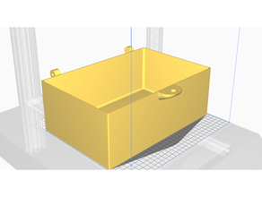 kilitlenebilir Kutu konteynerler kilit konteyner dolap depolama 3d print model - Mito3D