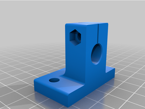 ender 5 guide rod holder 3d printer parts heatbed 3d print model - Mito3D