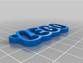 llave anillo Lego logo señales logos cadena 3d print model - Mito3D