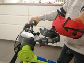refaire vélo proth d'aide lo principale bras bicyclette aide prothèse main nable activer secteur 3d print model - Mito3D