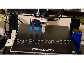 iron brush holder 3d printer accessories 3d print model - Mito3D