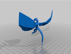 Drachen Skulpturen Kreatur mittelalterlich mythisch Biester zbrush 3d print model - Mito3D