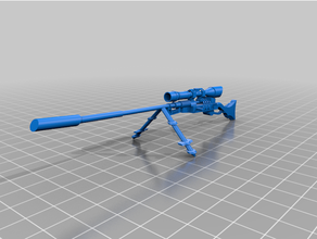 desgarrar juegos campo batalla deber bacalao figura pistola residuos guerra arma 3d print model - Mito3D