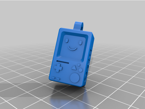 bmo adventure time pendant keychain keychains 3d print model - Mito3D