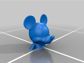 Mickey fare domuzcuk banka 3d print model - Mito3D