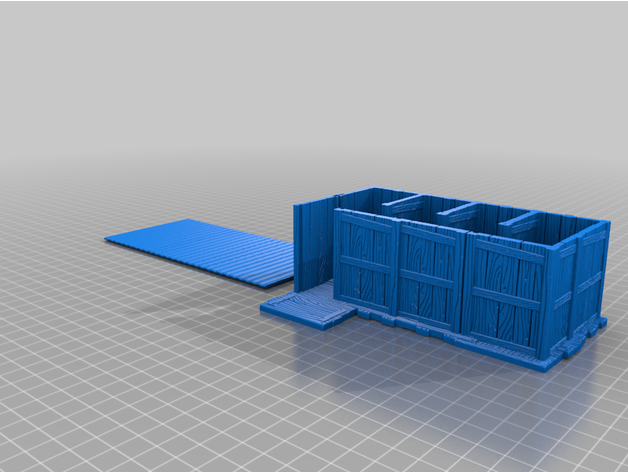 latrina edifici strutture 3D print model - Mito3D