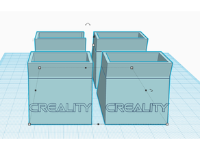 piedi 4 + logo 3d stampante Accessori creality ender 3 v2 ender3 3d print model - Mito3D