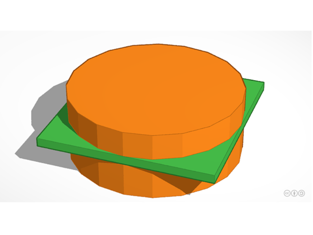 sandwich vérité drôle 3D print model - Mito3D