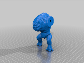 rancor articulated toys & games 3d print model - Mito3D
