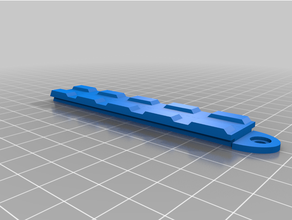 nerf stryfe rail 3d printing nerfrail 3d print model - Mito3D