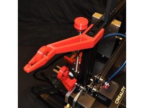 filament guides upper single dual gear extruder ender 3 3d printer parts 3d print model - Mito3D