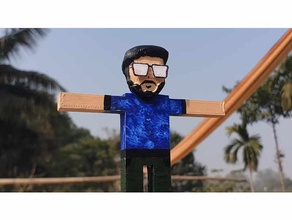 carminati oyuncak oyun Aksesuarlar Taşımak Hintliyoutuber Ilgilenen yotuber logo Youtube Hindistan youtuber 3d print model - Mito3D