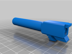 glock 19 gen5 formación barril deporte aire libre 3d print model - Mito3D