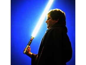 sabre luz Lucas Skywalker adereços cosplay Jedi suporte Guerra Estrelas Estrela guerras espada 3d print model - Mito3D