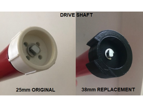 rouleau aveugle moteur adaptateurs Ménage Provisions adaptateur aliexpress automatique stores rideau tube 3d print model - Mito3D
