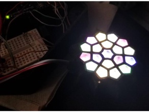 neopixel joya anillo garabatear electrónica adafruit arduino LED leds neopixels 3d print model - Mito3D