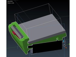 azul ventilador duto 3d impressora acessórios resfriamento arvores 3d print model - Mito3D