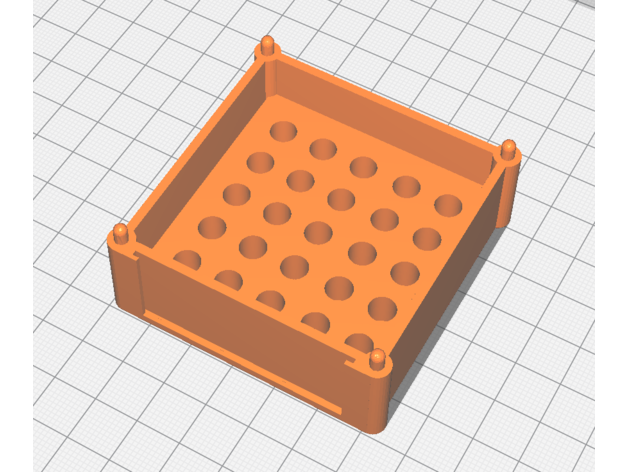 déborder titulaire soutien empilable bacs organisateur micro 3d imprimante accessoires 3D print model - Mito3D