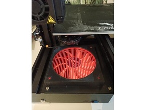 ender 3 board silent fan 12 3d printer parts 3d print model - Mito3D
