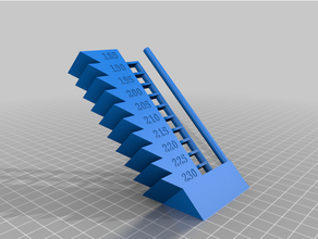 ifactory3d temperatura torre pla 3d impresión pruebas cinturón impresora prueba ifactory 3d print model - Mito3D