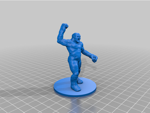 argile Golem actualisé jouets Jeux 3d print model - Mito3D