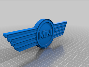 Austin gezici mini Cooper logo Araçlar 3d print model - Mito3D