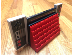 switch dock cartridge holder - 6 tier video games nintendo 3d print model - Mito3D