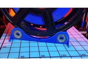 easy print spool holder universal 3d printer accessories filament 3d print model - Mito3D