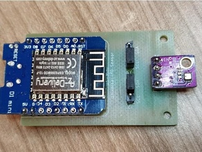 sensorgeh d1-mini und beliebiger i2c sensor electronics as3935 bme680 bmp180 cjmcu8128 veml6070 3d print model - Mito3D
