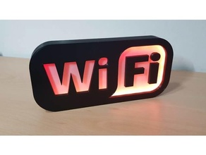 Wi fi conduziu placa eletrônicos luz luminoso néon rgb wemos wled ws2812b 3d print model - Mito3D