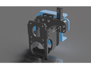 cr 10 v2 v3 adaptador rh bmg + v6 abl directo manejar extrusora 3d impresora partes 3d print model - Mito3D