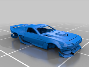 cyberpunk 2077 - quadra avenger model printable vehicles car 3d print model - Mito3D