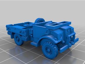 1-100 ford cmp f15a mod breda 20mm aa gun toy & game accessories italian truck wargame ww2 3d print model - Mito3D