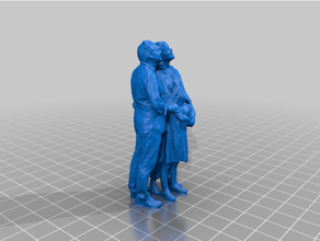 imprimer couple 001 sculptures 3d print model - Mito3D
