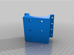 topscnc linear spindle holder part1v2 machine tools 3d print model - Mito3D
