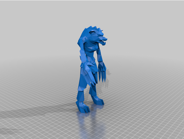 werewolf oldschool runescape models school osrs rpg 3D print model - Mito3D