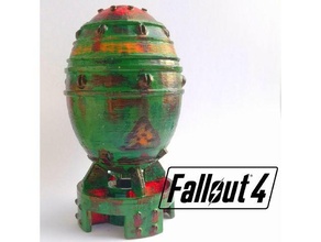 fallout 4 mini nuke print-in-place props bomb nuclear post-apocalyptic print place rusty 3d print model - Mito3D