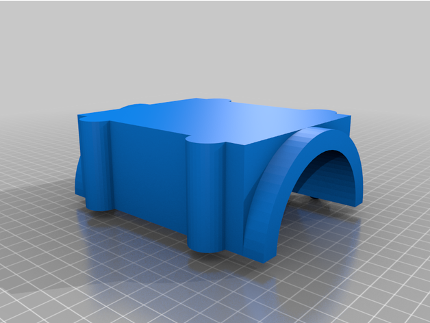 cylindrique bougie moule cuisine manger 3D print model - Mito3D