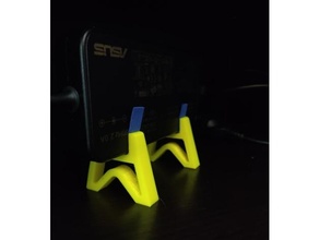 stand laptop charger 3d print model - Mito3D
