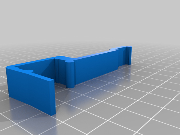 extrusion clip 3d printer parts 2020 led holder 3D print model - Mito3D