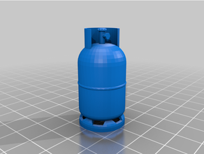 gas botella válvula construcción juguetes 3d print model - Mito3D
